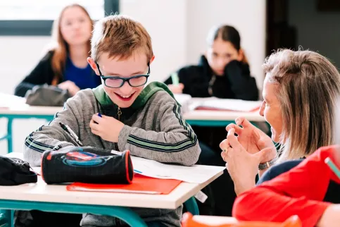 Elève et son professeur