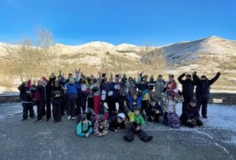 groupe élèves 5ème Peyragudes.