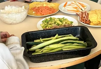 Atelier sushis - élèves internes