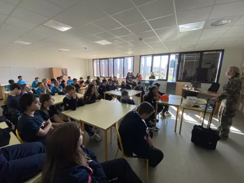 Session Classe Défense et JSP /intervention CIRFA