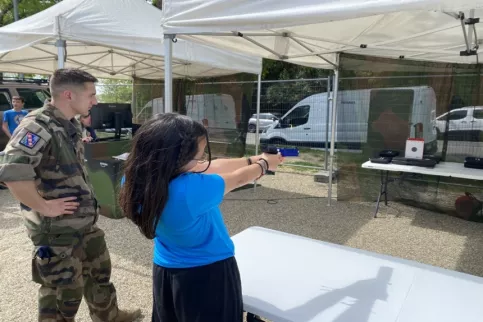 Nos cadets au Forum des métiers de la défense
