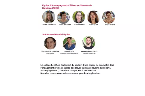 Les équipes ressources